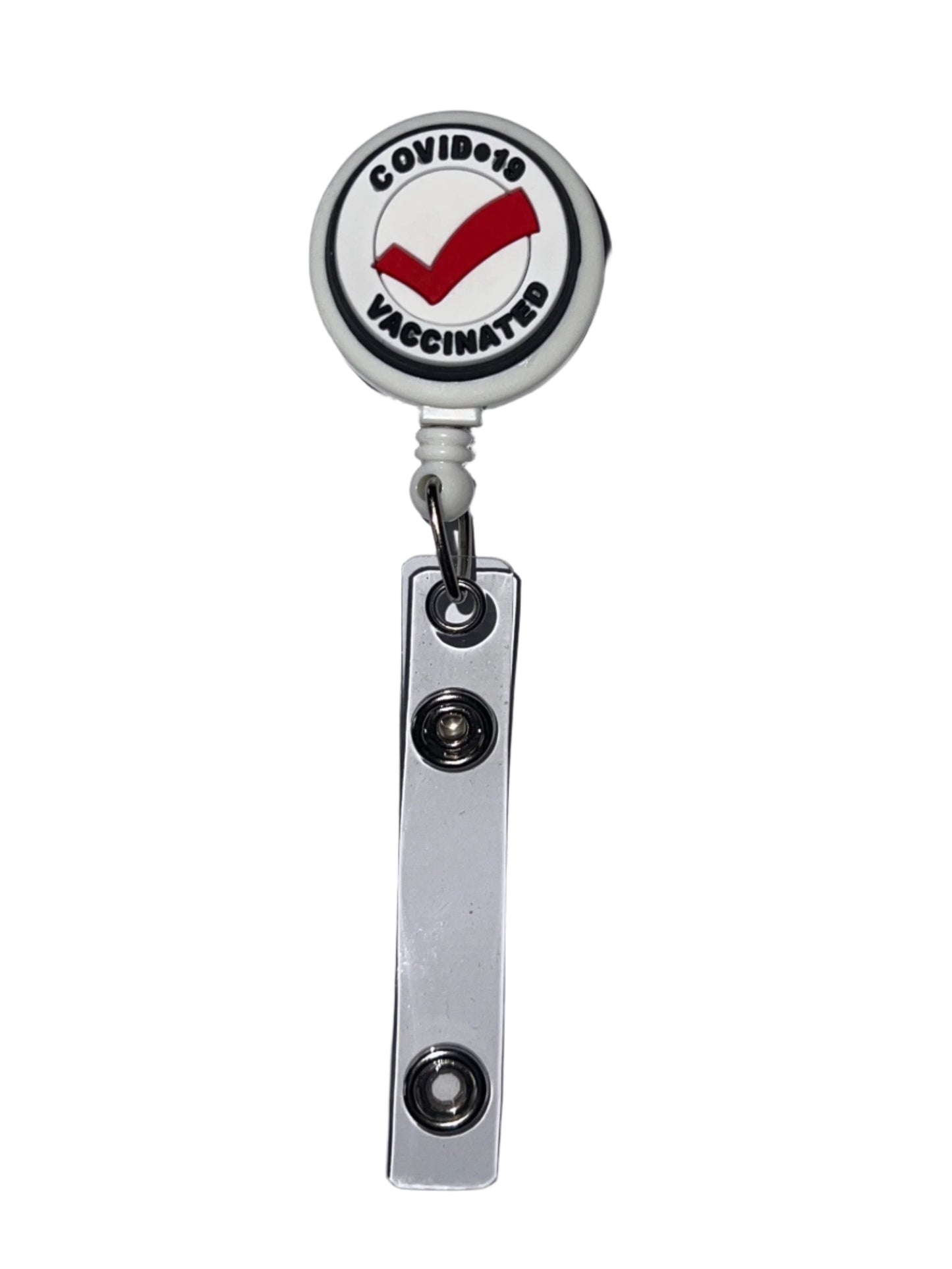 Covid Vaccinated Badge Reel