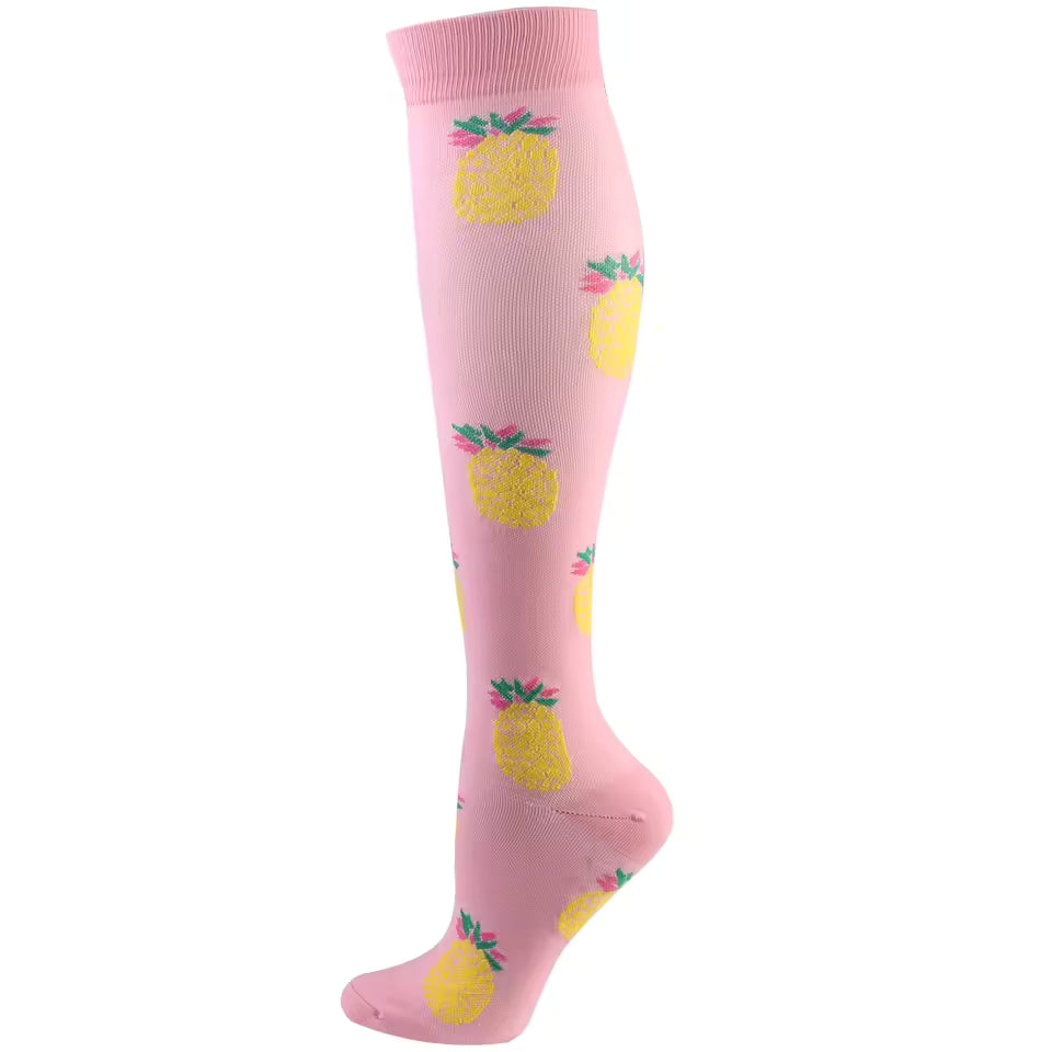 Pink Pineapple - Compression Stockings
