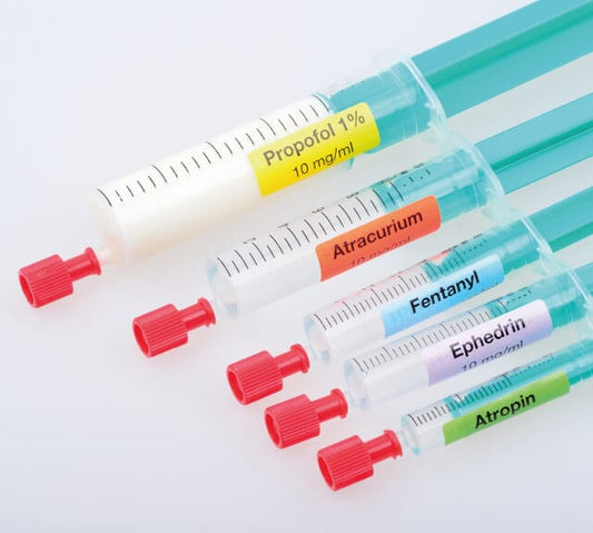 Anaesthetic Drug Stickers Made Easy