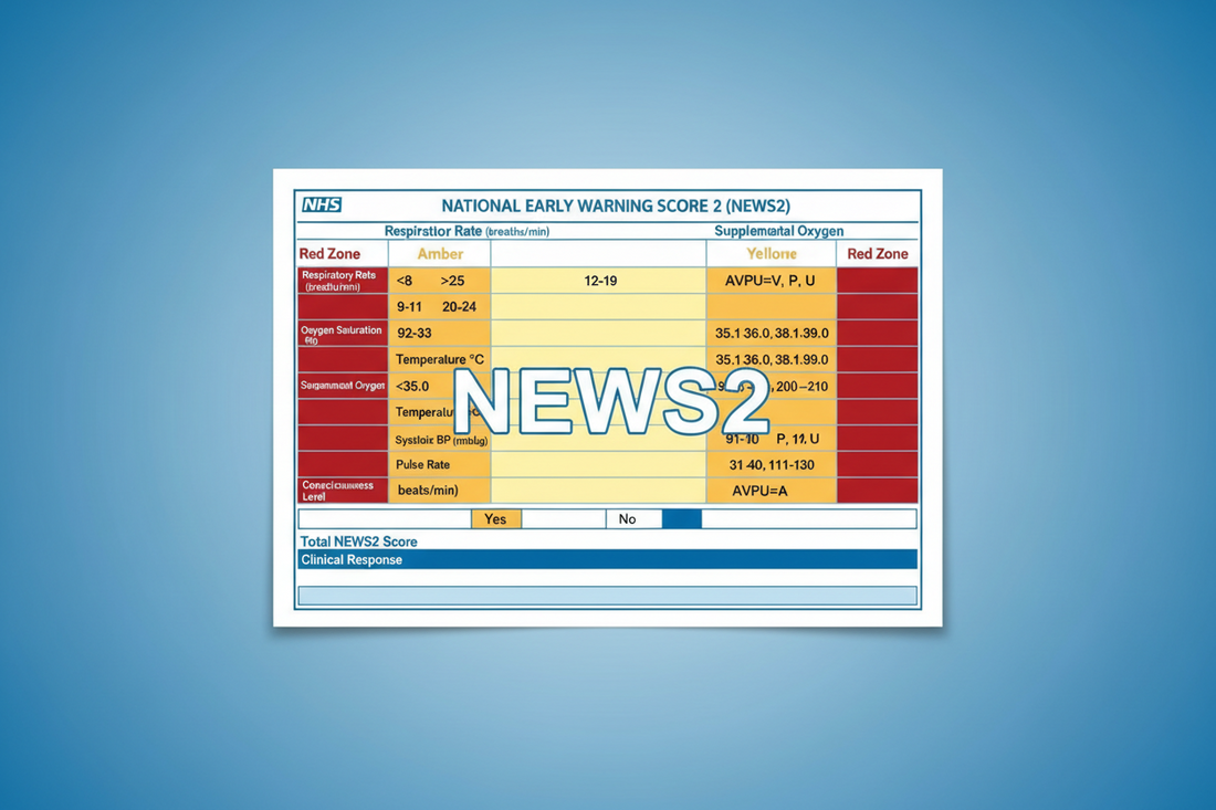 NEWS2 Chart (National Early warning Score)