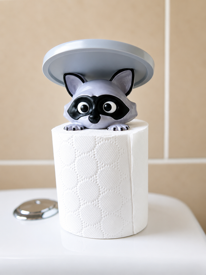 Raccoon in a Trash Can – Toilet Roll Topper