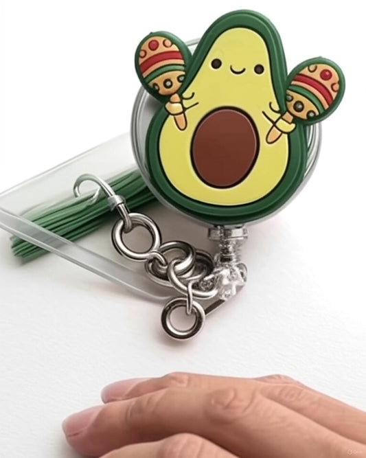 Avocado maraca Badge Reel
