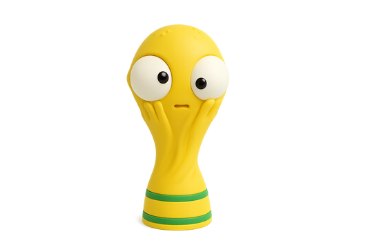 Crazy Eyed Football Trophy