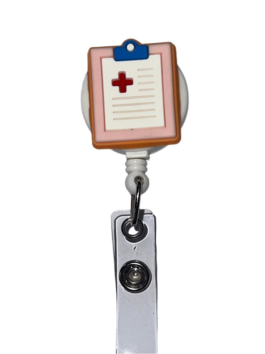 Clip Board Badge Reel