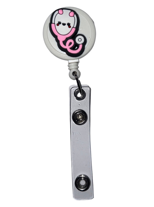 Cute Stethoscope Badge Reel