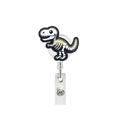 Dinosaur Skeleton Badge Reel