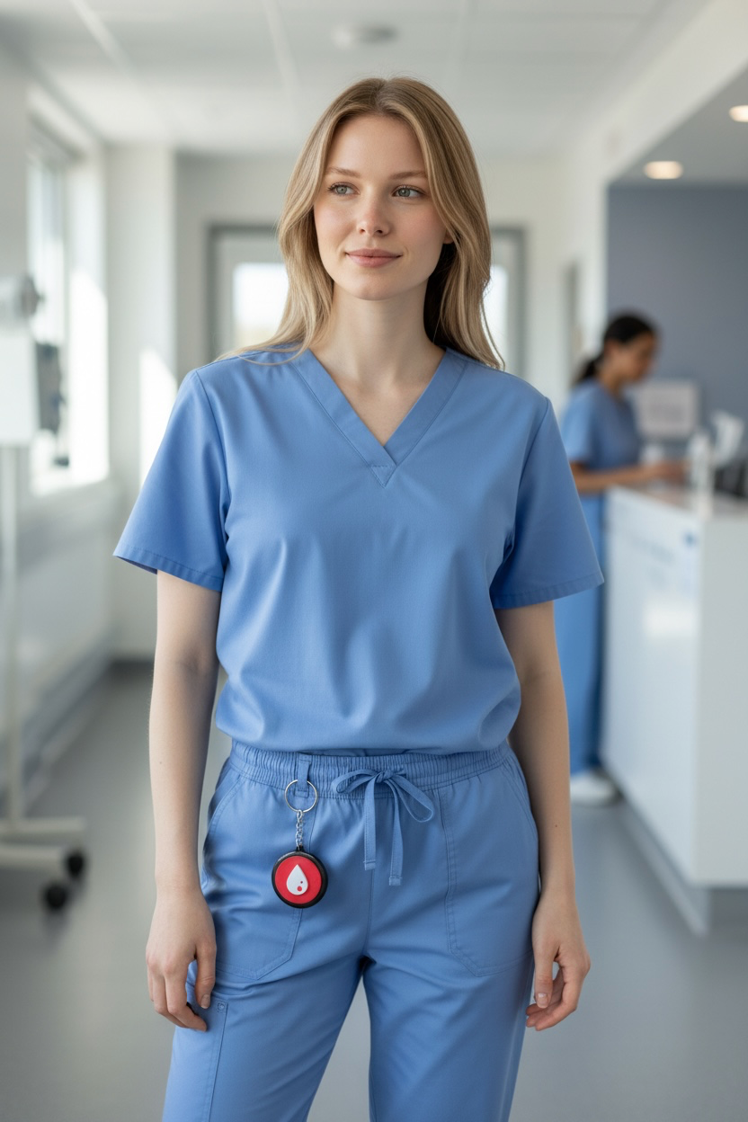 Blood Gas NFC Keychain | Instant Clinical Reference | Tap & Go