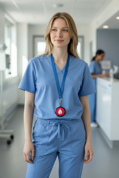 Blood Gas NFC Keychain | Instant Clinical Reference | Tap & Go