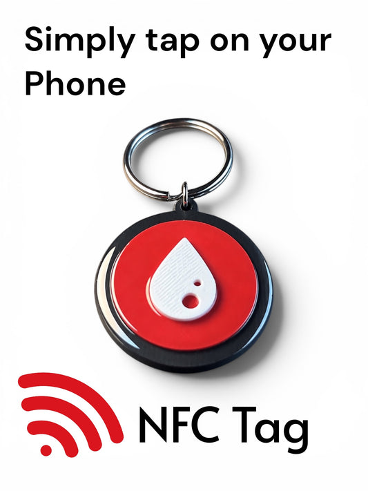 Blood Gas NFC Keychain | Instant Clinical Reference | Tap & Go