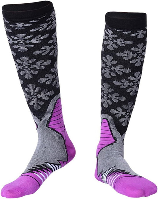 Snow Flakes - Compression Stockings