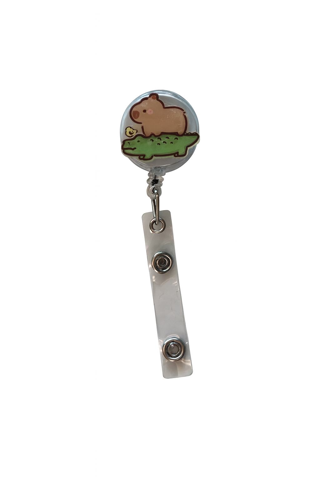 Capy Croc Badge Reel