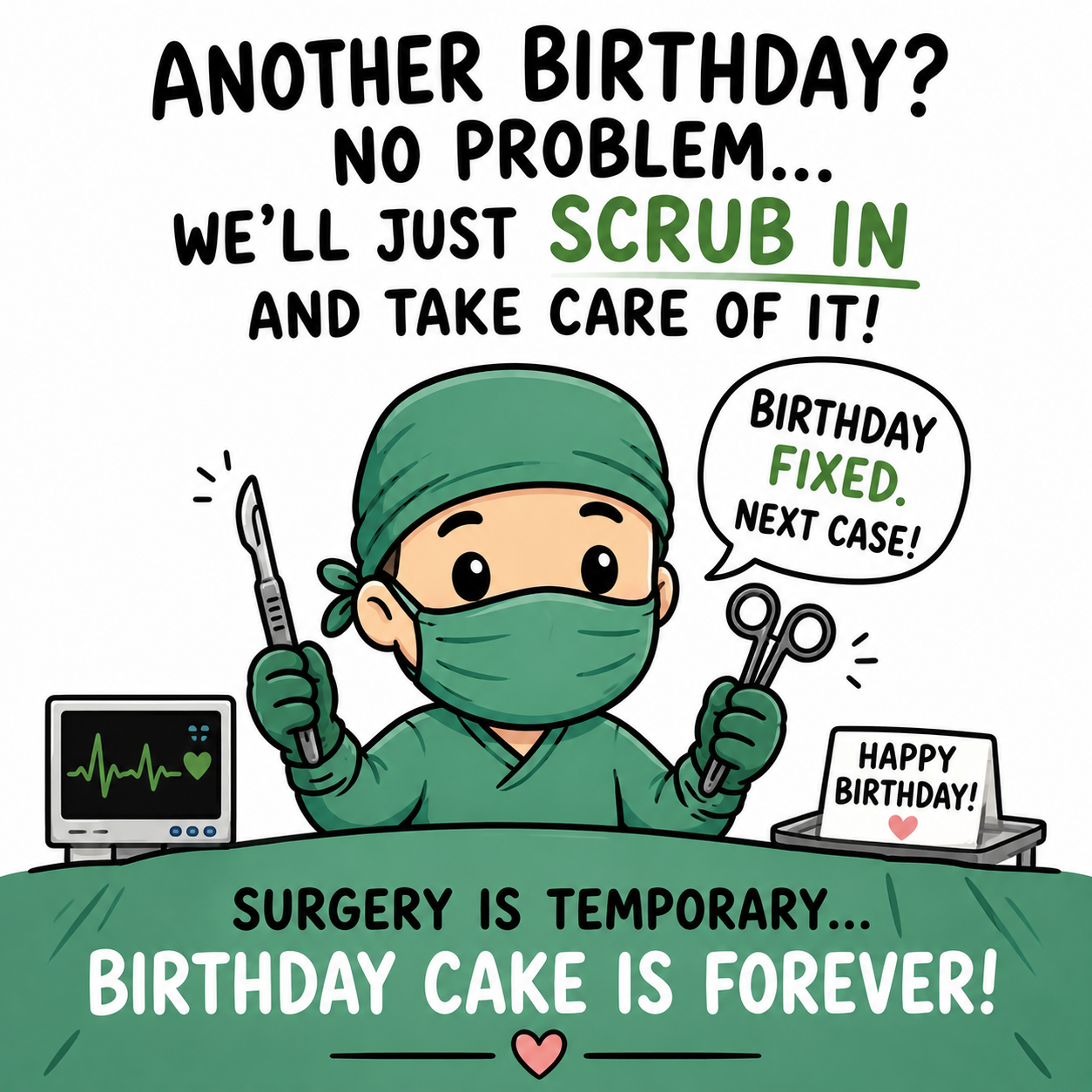 Funny Healthcare Greeting Cards | Birthday, Leaving, Thank You & More