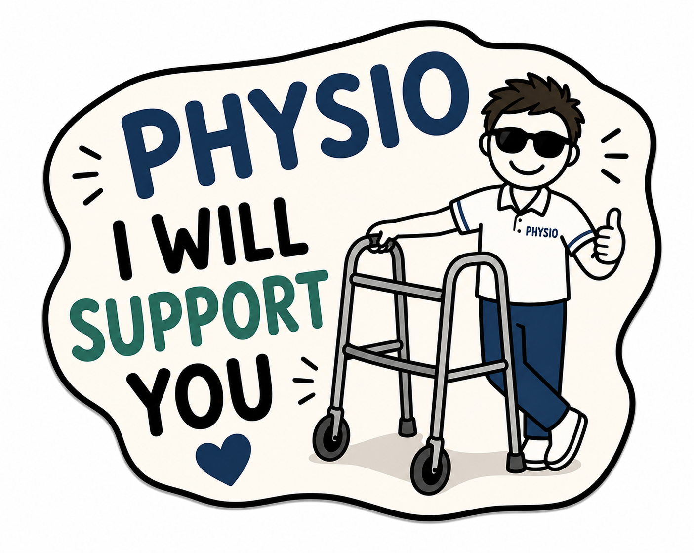 Funny Healthcare Fridge Magnet