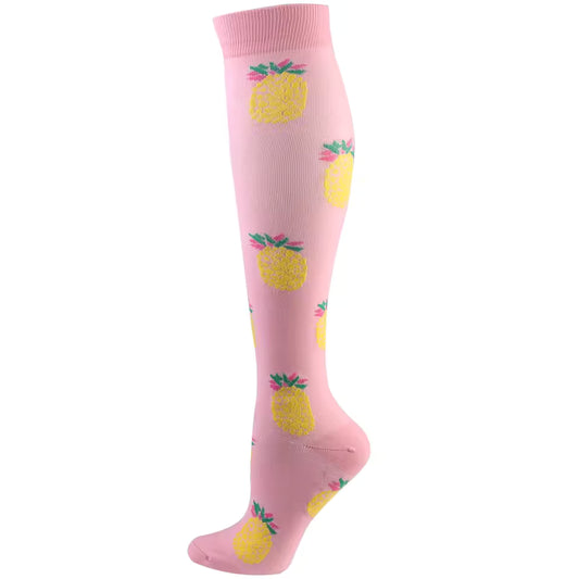 Pink Pineapple - Compression Stockings