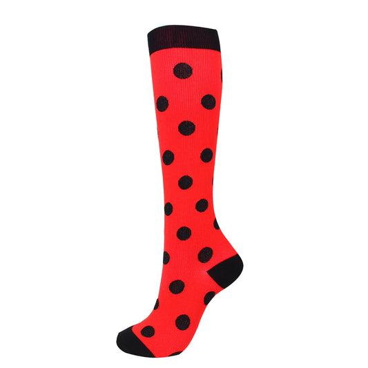 Black Polkadot - Compression Stocking
